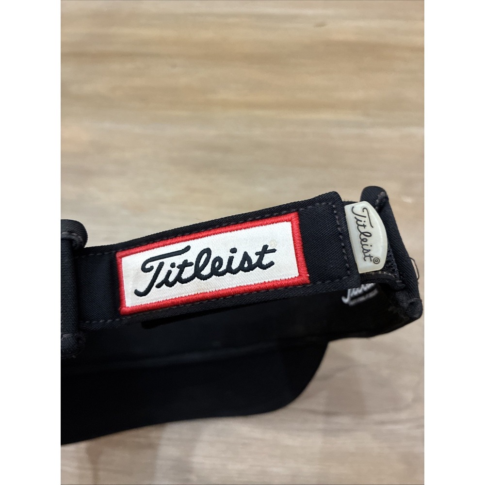 TITLEIST Tour Performance Golf Visor Mens OSFA Black Pro V1 FootJoy Logo - Picture 7 of 7